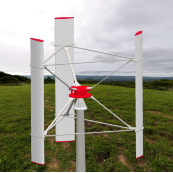 Vertical axis wind turbine (1)