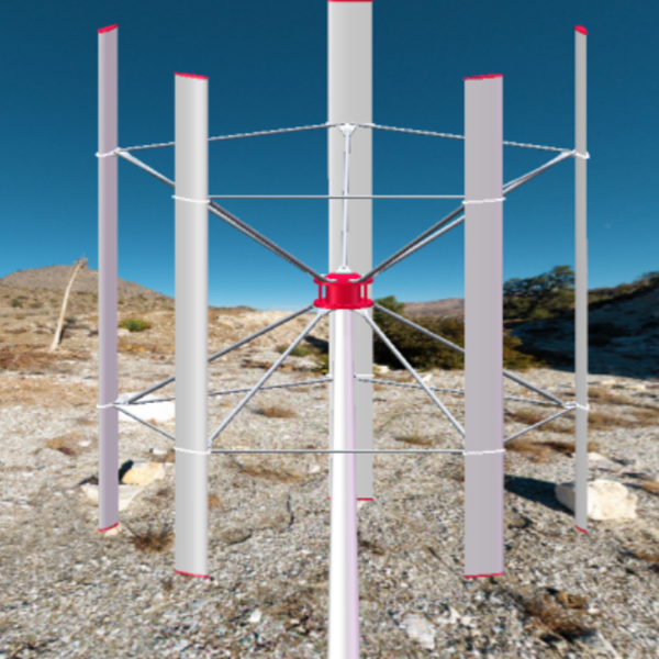 Vertical axis wind turbine (4)